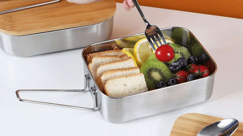 Buy Wholesale China 2 Layer Stainless Steel Lunch Box New Design