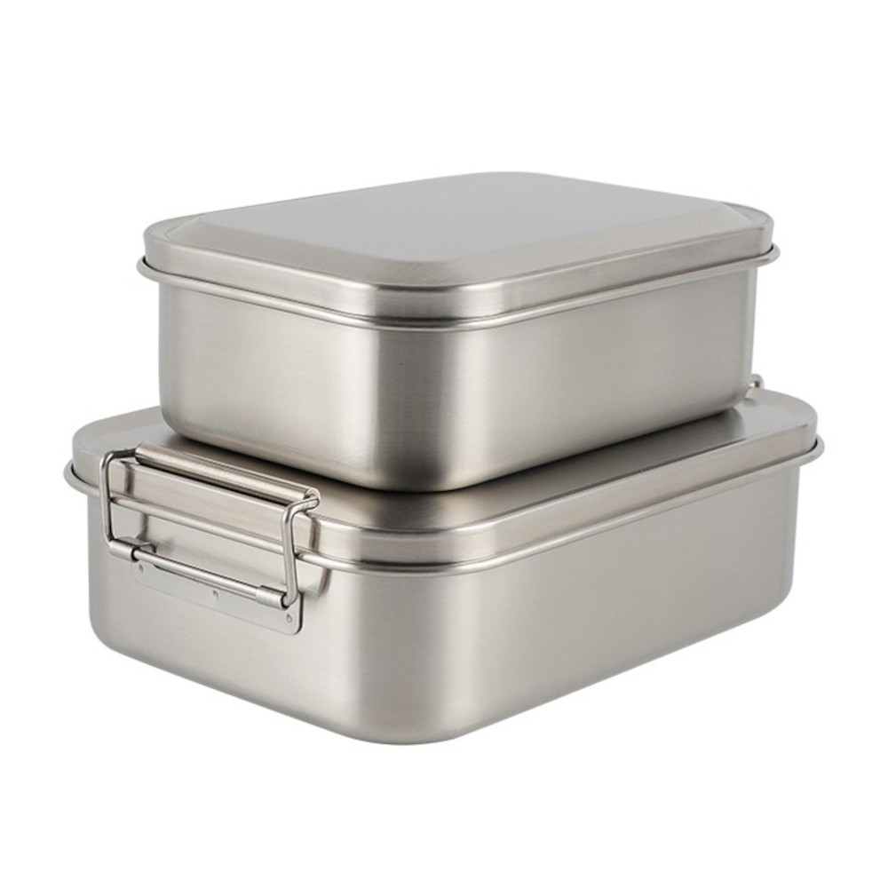 Square Sealed Lunch Box, Single Layer, Double Layer - nicety